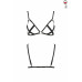 Открытый бюстгальтер-стрепы NICKY BRA black L/XL