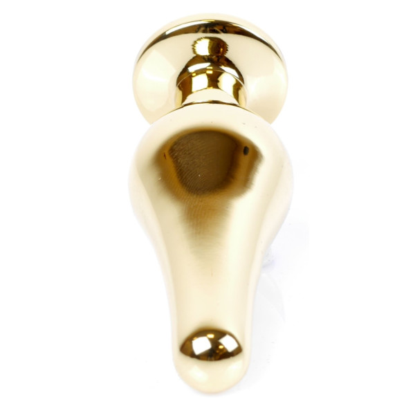 Анальная пробка Boss Series - Jewellery Gold BUTT PLUG Clear