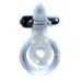 Эрекционное вибро кольцо BOSS - Dolphin Vibro CockRing Clear