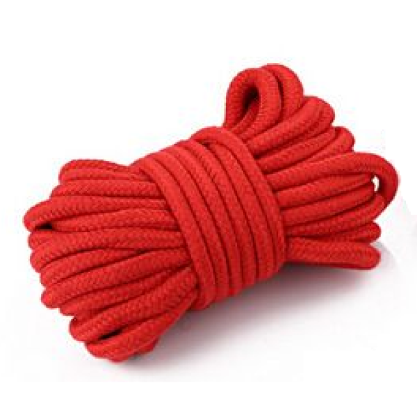 Веревка для бондажа 10M RED, 10 метров