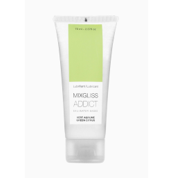 Лубрикант на водной основе MixGliss Addict Green Citrus, Лайм, 70 мл