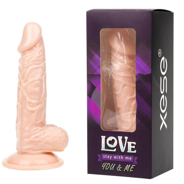 Фаллоимитатор на присоске Love stay with me - SEXTOY PENIS, 19,5 см
