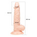 Фаллоимитатор на присоске Love stay with me - SEXTOY PENIS, 19,5 см