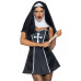 Костюм монашки Leg Avenue Naughty Nun S, платье, головной убор