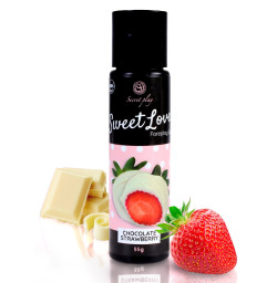 Гель для орального секса Secret Play - Sweet Love Strawberries & White chocolate Gel, 60 мл