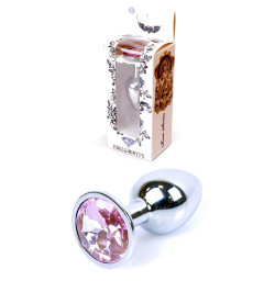 Анальная пробка Boss Series - Jewellery Silver PLUG Rose S