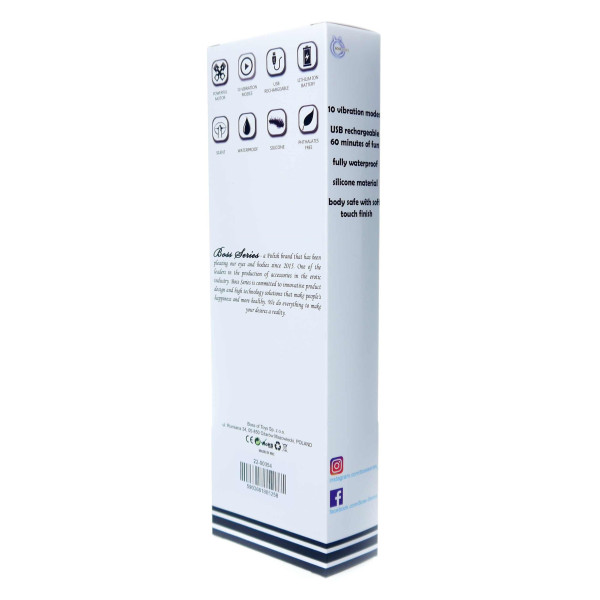 Вибромассажер для точки G Boss Series - Wibrator G-spot 10 functions USB Purple