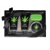 Набор после ванны и душа CBD Gift set - GREEN TEA & HEMP OIL, 4 предмета
