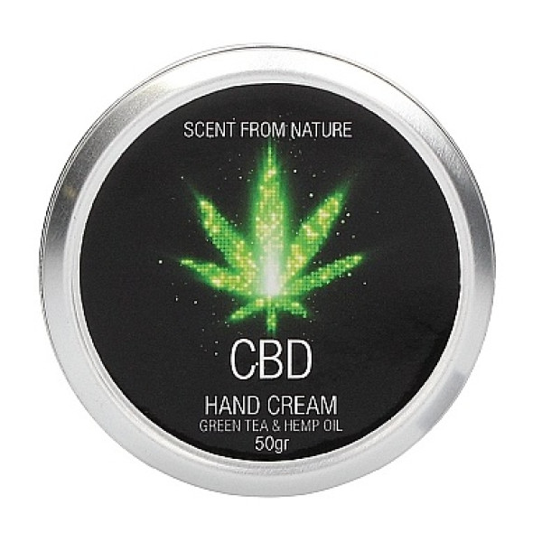 Набор после ванны и душа CBD Gift set - GREEN TEA & HEMP OIL, 4 предмета