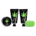 Набор после ванны и душа CBD Gift set - GREEN TEA & HEMP OIL, 4 предмета