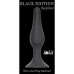 Анальный плаг Black Edition - Slim Anal Plug Medium, черный, 11.5 см
