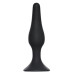 Анальный плаг Black Edition - Slim Anal Plug Medium, черный, 11.5 см