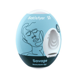 Самосмазывающийся мастурбатор-яйцо Satisfyer Egg Savage, одноразовый, не требует смазки