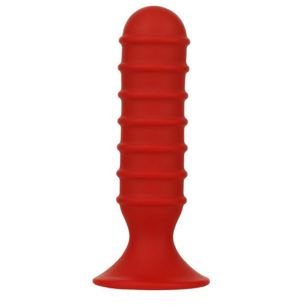 Анальный стимулятор MENZSTUFF Ribbed Torpedo DONG 5INCH