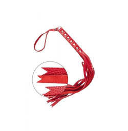 Флогер S&M Fancy Leather Floger Red