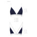 Спортивный топ с двойными бретелями Passion PS007 TOP navy blue, размер M