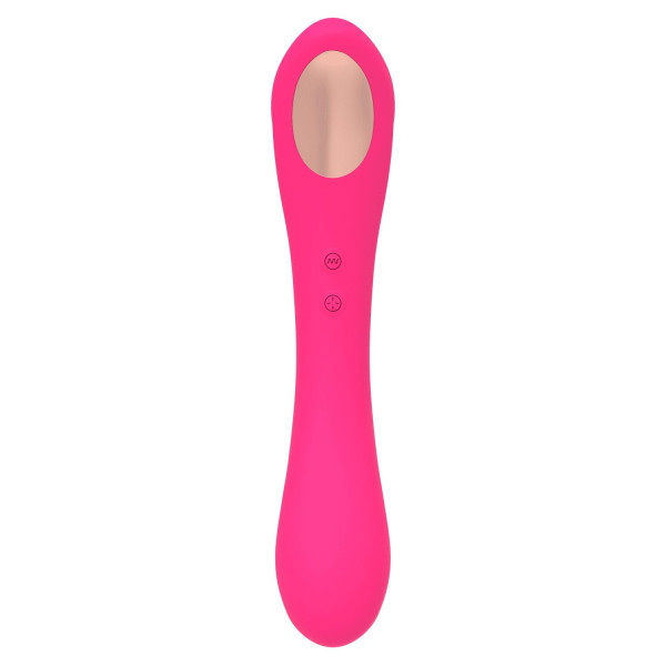 Вибратор и вакуумный клиторальный стимулятор 2-в-1 Alive Quiver Magenta Pink обновленная модель 