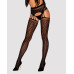 ПОЯС С ЧУЛКАМИ В СЕТКУ S817 GARTER STOCKINGS OBSESSIVE, S/M/L.