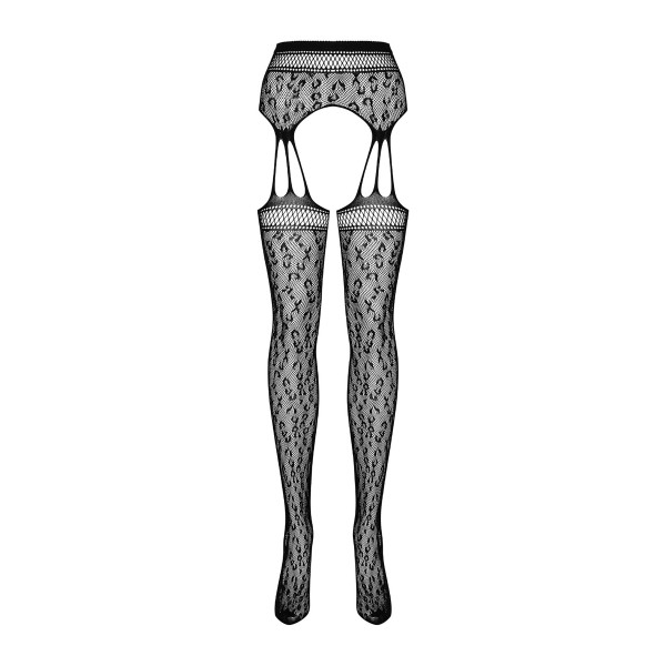 ПОЯС С ЧУЛКАМИ В СЕТКУ S817 GARTER STOCKINGS OBSESSIVE, S/M/L.