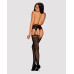 ПОЯС С ЧУЛКАМИ В СЕТКУ S817 GARTER STOCKINGS OBSESSIVE, S/M/L.