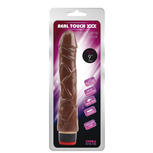Вибратор CHISA Vibe Cock - Brown, 22 см
