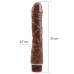 Вибратор CHISA Vibe Cock - Brown, 22 см