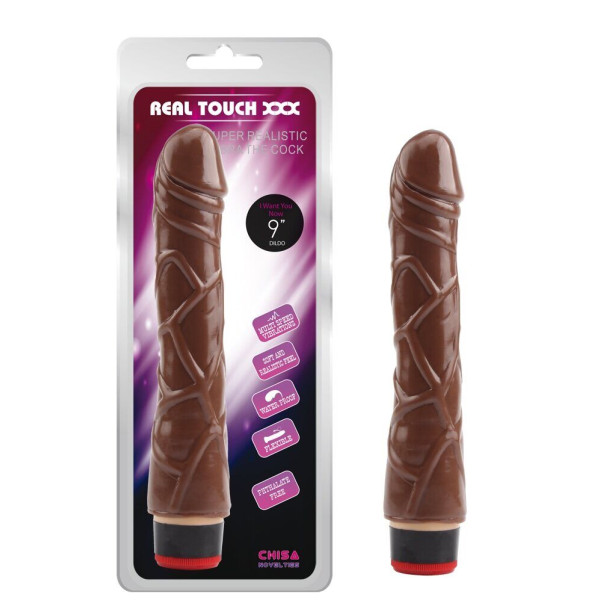 Вибратор CHISA Vibe Cock - Brown, 22 см