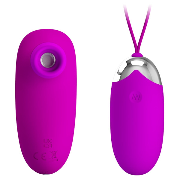 Комплект из виброяйца и вакуумного стимулятора Pretty Love ORTHUS Multifunctional 2 in 1