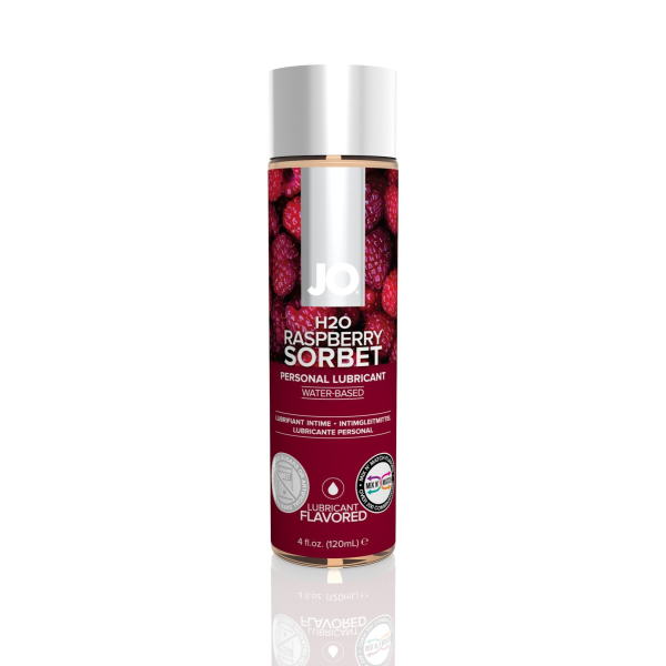 Смазка на водной основе System JO H2O - Raspberry Sorbet без сахара, растительный глицерин, 120 мл