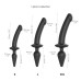 Анальная пробка с дилдо 2в1 Strap-On-Me SWITCH PLUG-IN DILDO Black S, диаметр 3,3/2,9 см