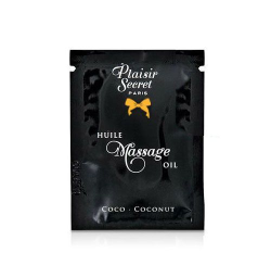 Пробник массажного масла Plaisirs Secrets Coconut, 3 мл