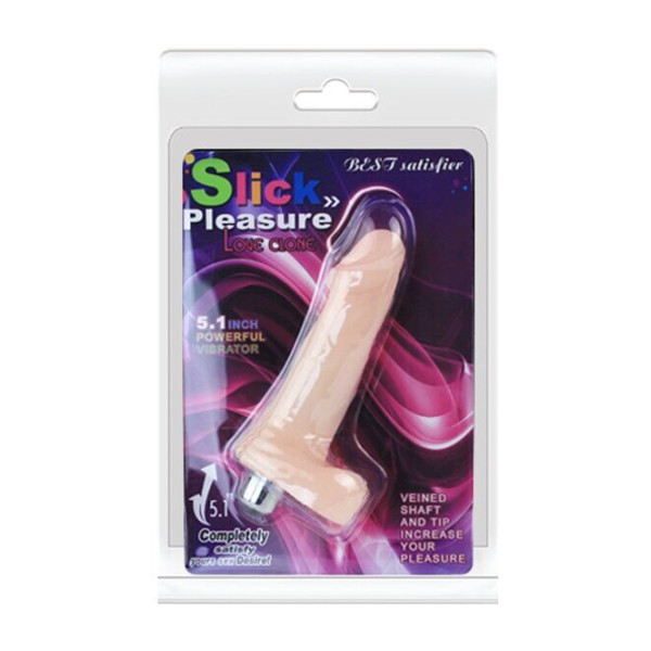 Небольшой вибратор Slick Pleasure, длина 12,5 см, диаметр 2,5 см