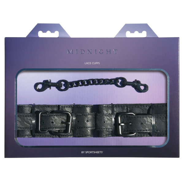 Наручники Sportsheets Midnight Lace Cuffs экокожа