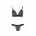 Комплект белья GLAMISS SET black L/XL