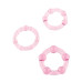 Набор из 3 шт эрекционных колец STAY HARD - Three Rings Pink