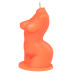 Свеча LOVE FLAME - Venus Orange Fluor