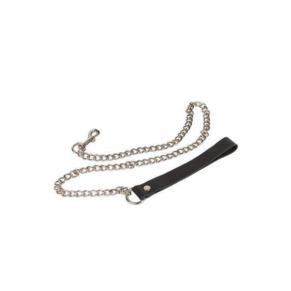 Поводок Leather Leash, black