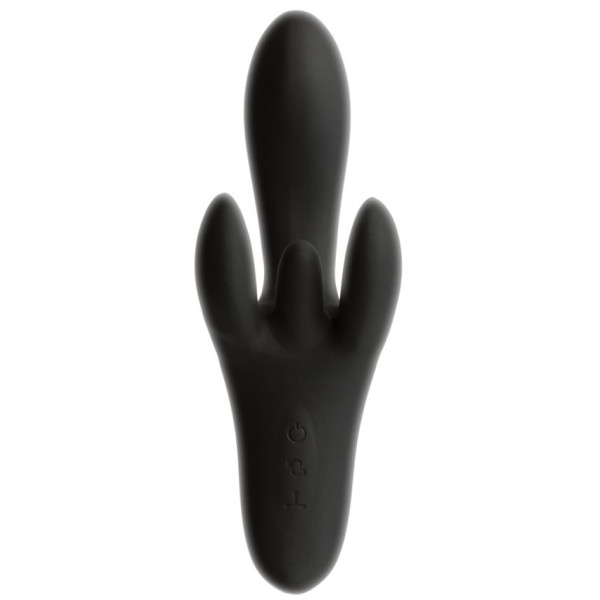 Вибратор-кролик Doc Johnson Kink - Pulse - Ultimate 4 Motor Silicone Vibrator, 19 см