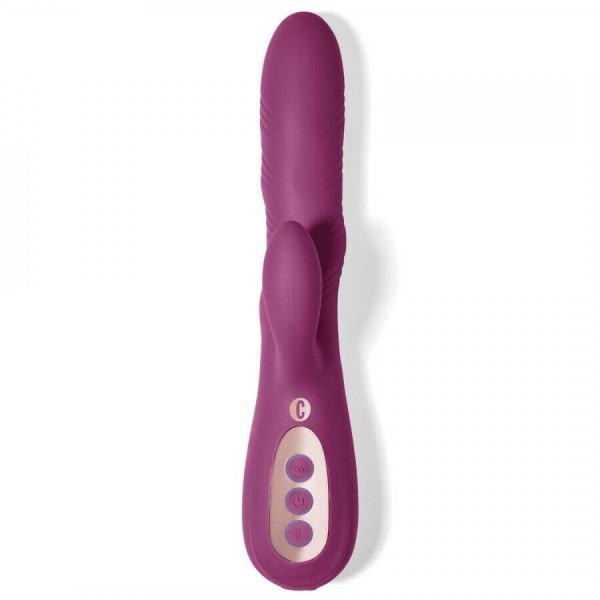 Универсальный перезаряжаемый вибратор Cosmopolitan Luminous Rabbit Vibrator, 24,1 см