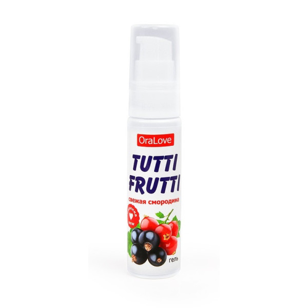 Оральный лубрикант Tutti-frutti свежая смородина, 30 мл