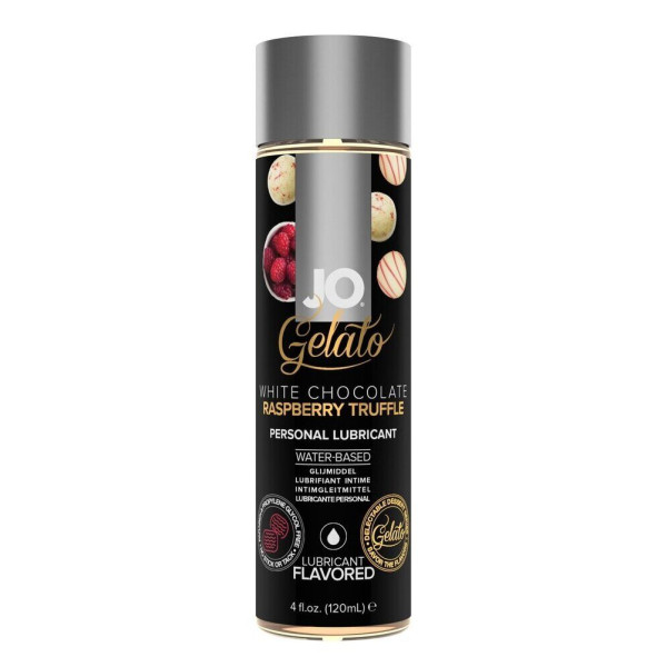 Лубрикант оральный System JO GELATO White Chocolate Raspberry Truffle, 120 мл