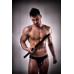 Мужские трусики под латекс THONG black XXL/XXXL