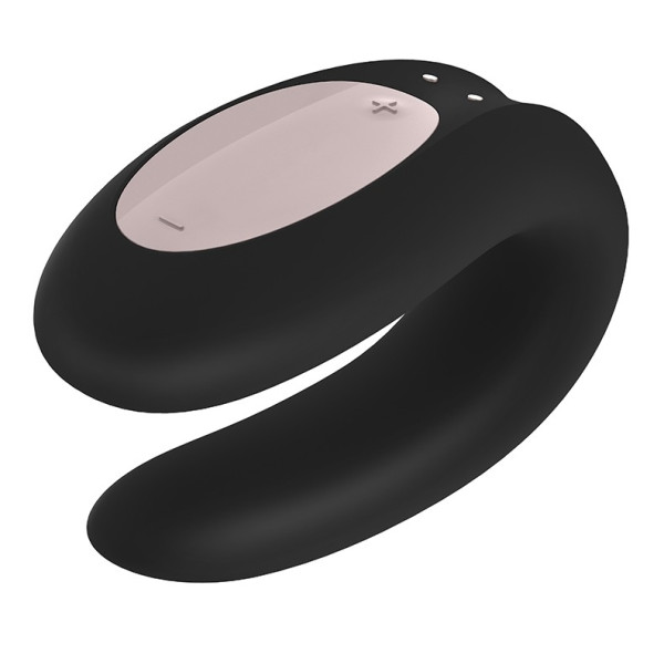 Вибромассажер для пар Double Joy Partner Vibrator Black