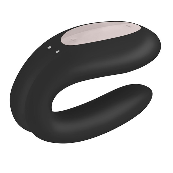 Вибромассажер для пар Double Joy Partner Vibrator Black