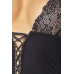 Боди монокини с глуюоким декольте ZOJA BODY black S/M