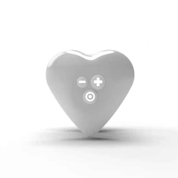 Вибратор для клитора Mystim Heart?s Desire White, 8 режимов, очень мощный