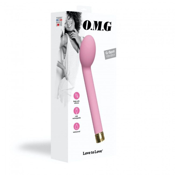 Вибратор для точки G: Love To Love O.M.G. Rose, 15 см