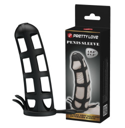 Стимулирующая ажурная насадка Penis Sleeve