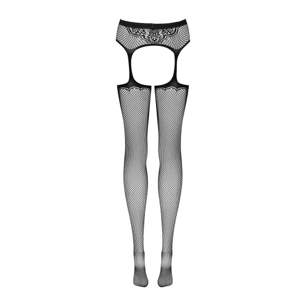 Чулки с поясом Obsessive S232, S/M/L.