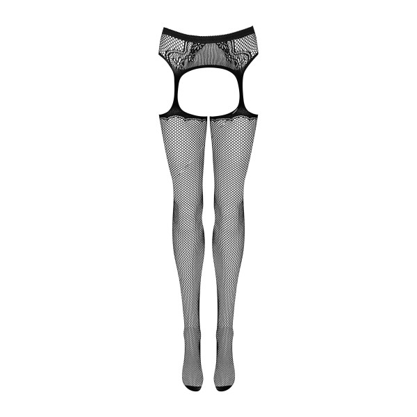 Чулки с поясом Obsessive S232, S/M/L.
